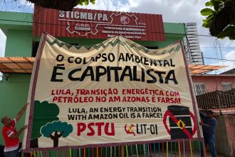 PSTU Brezilya COP30 protestosu