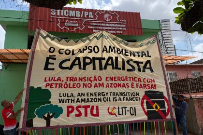 PSTU Brezilya COP30 protestosu