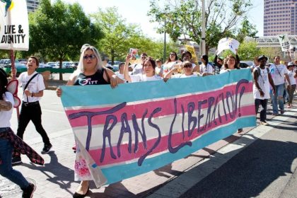 Trans hakları mücadelesi protestosu