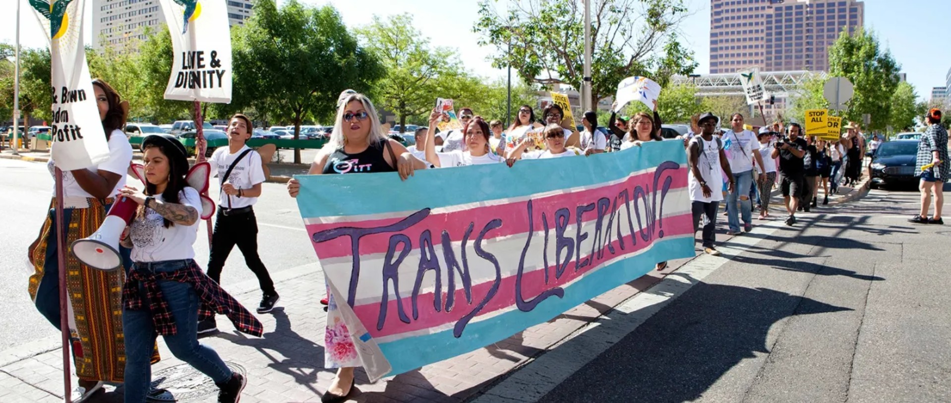 Trans hakları mücadelesi protestosu