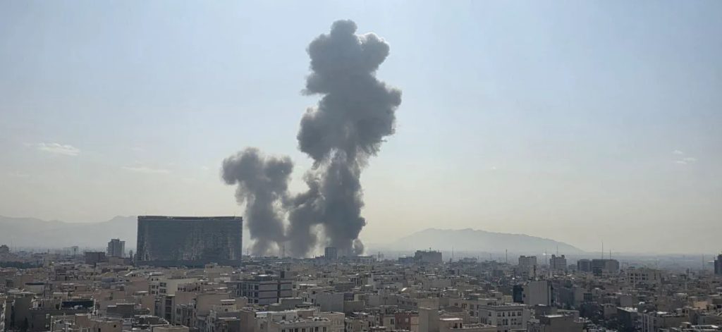 28 Şubat 2026 Tahran'a yönelik ilk saldırılar.