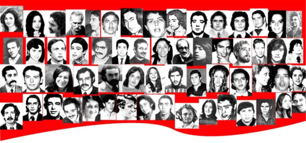 1976 Arjantin Darbesi katliamları sonucu yaşamını yitiren PST üyeleri