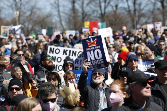 Chicago'da No Kings protestoları.
