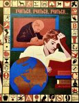 “Öğren, öğren, öğren…” Sovyetler Birliği'nde “Bilgi Günü” için hazırlanan bir posterin bir bölümü. Sanatçı: Miron Lukyanov, 1986.