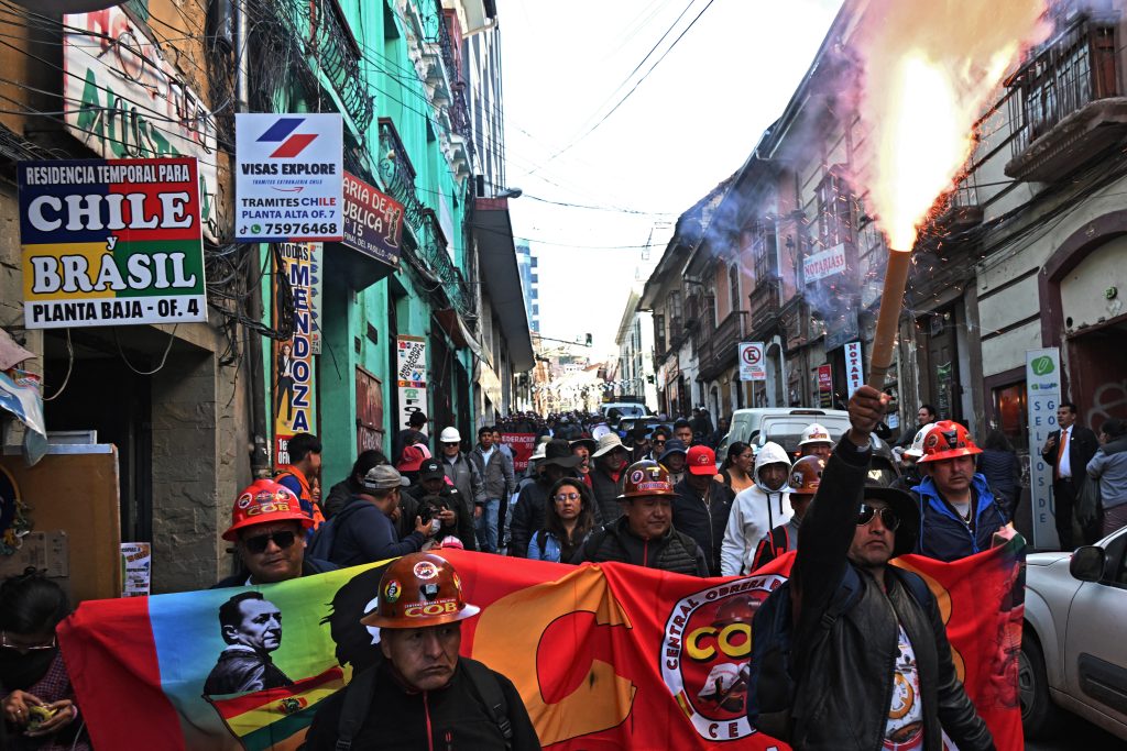Bolivya'da protestolar